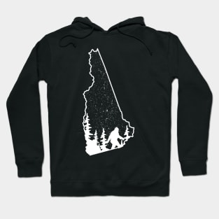 New Hampshire Bigfoot Gift Hoodie